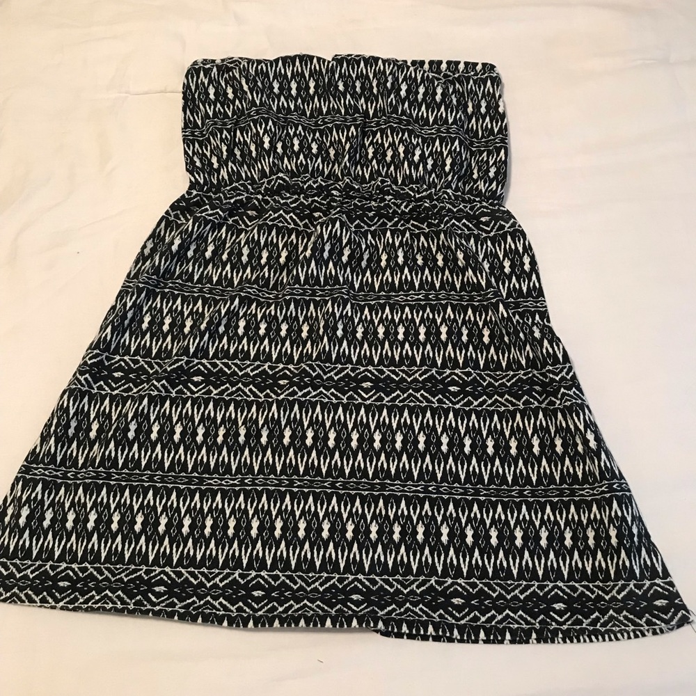 Mossimo tribal print strapless dress
